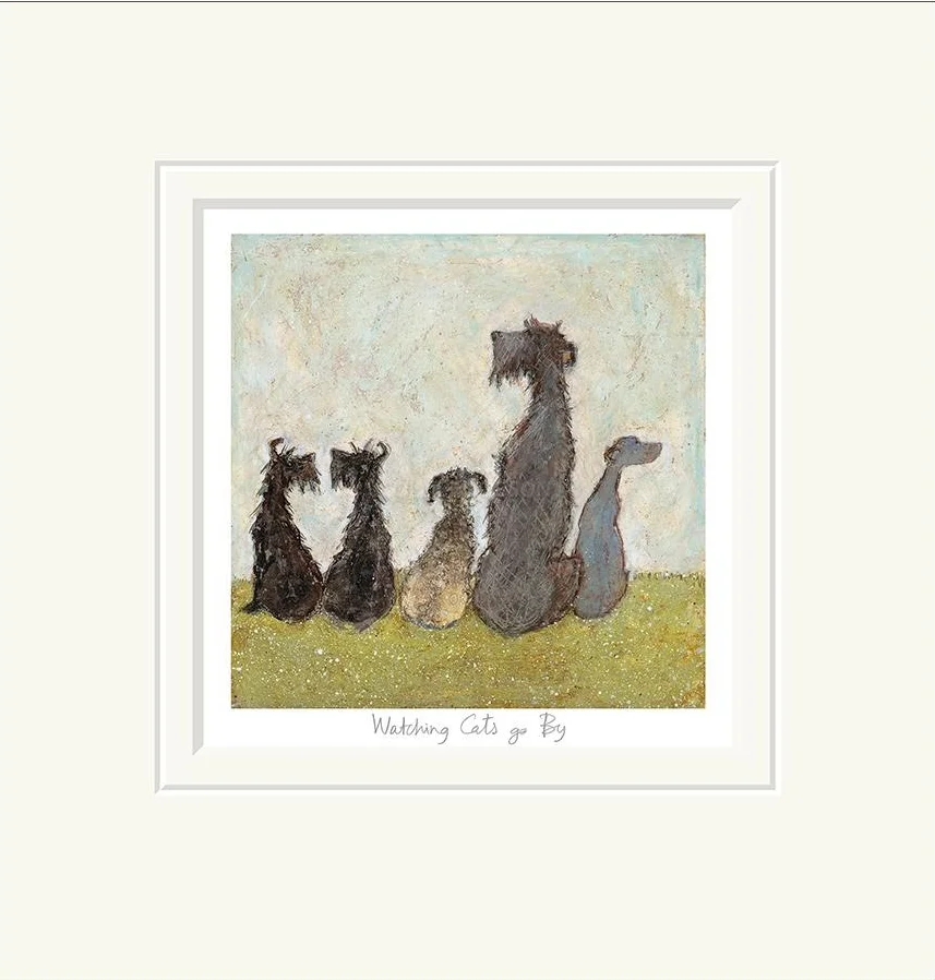 abingdon gallery sam toft limited edition print watching cats by