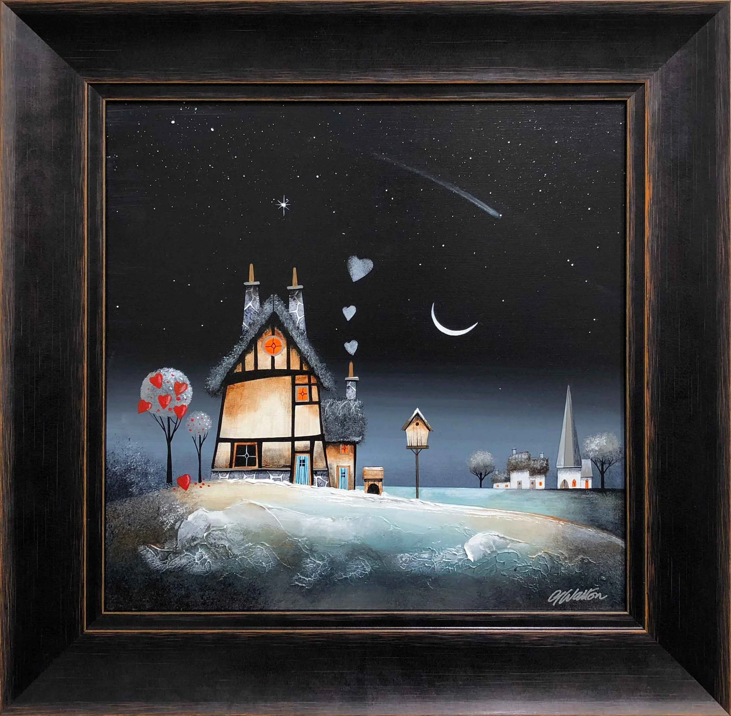 Gary Walton original painting at abingdon gallery