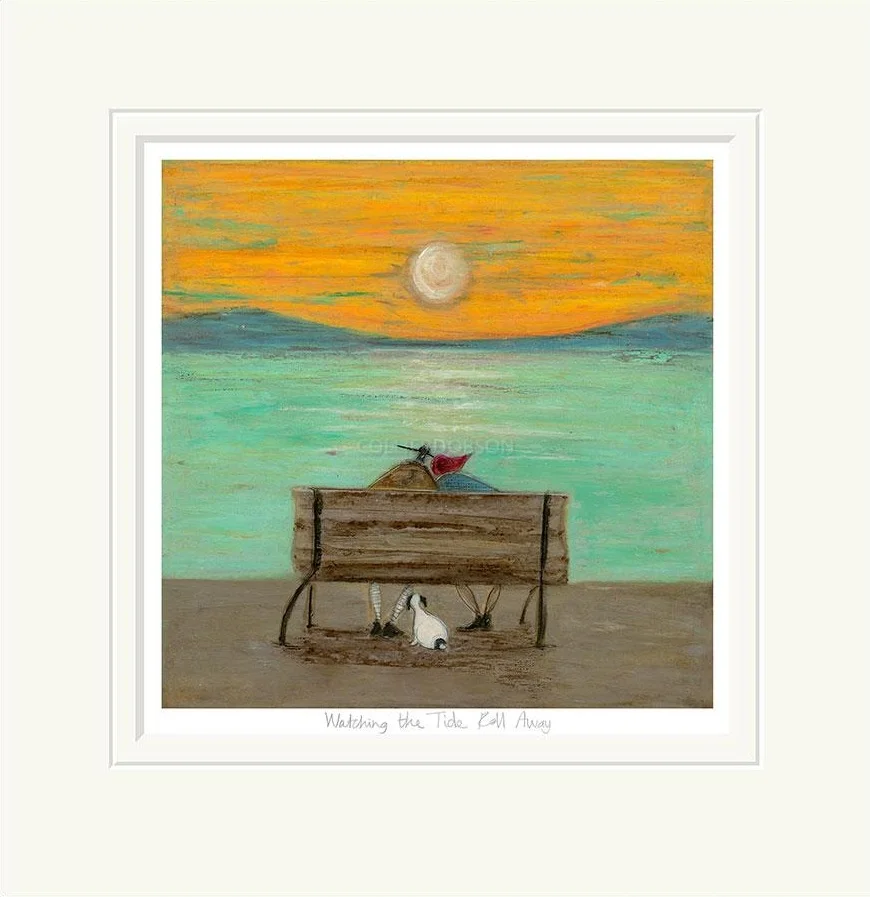 sam toft abingdon gallery limited edition print watching tide roll away