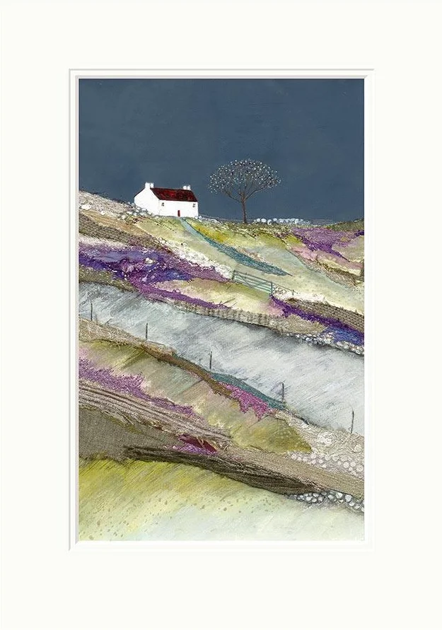 abingdon gallery limited edition print louise o'hara heading up to farm croft