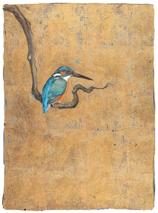 jackie morris robert macfarlane limited edition print abingdon gallery lost words kingfisher