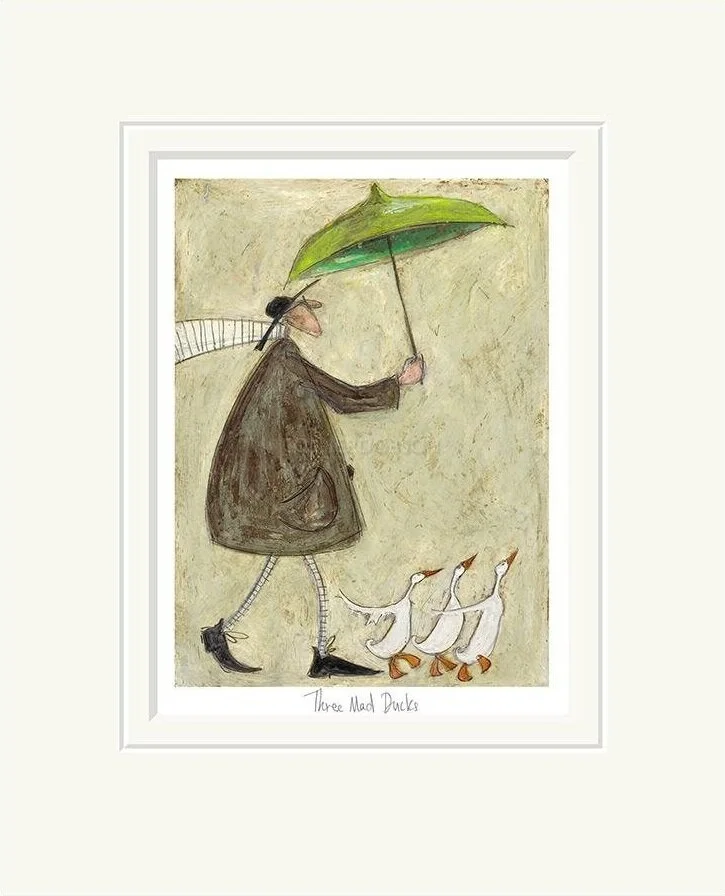 abingdon gifts gallery limited edition print sam toft three mad ducks