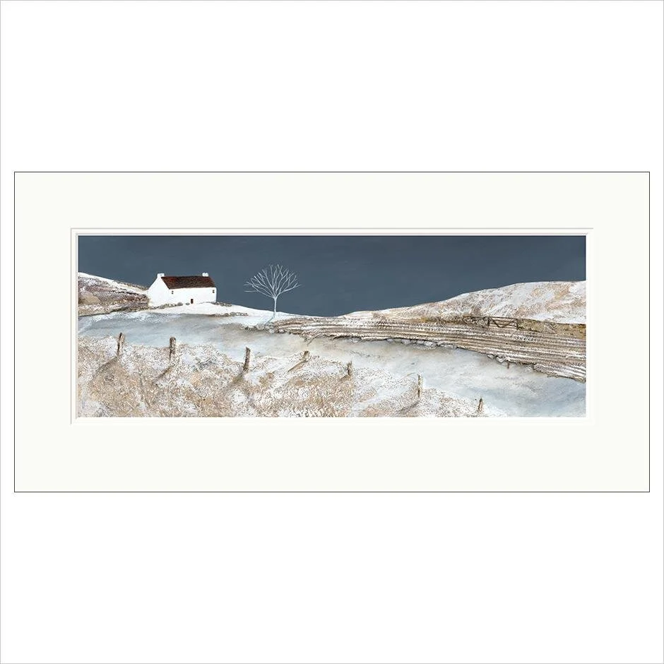 louise ohara winter cottage limited edition print