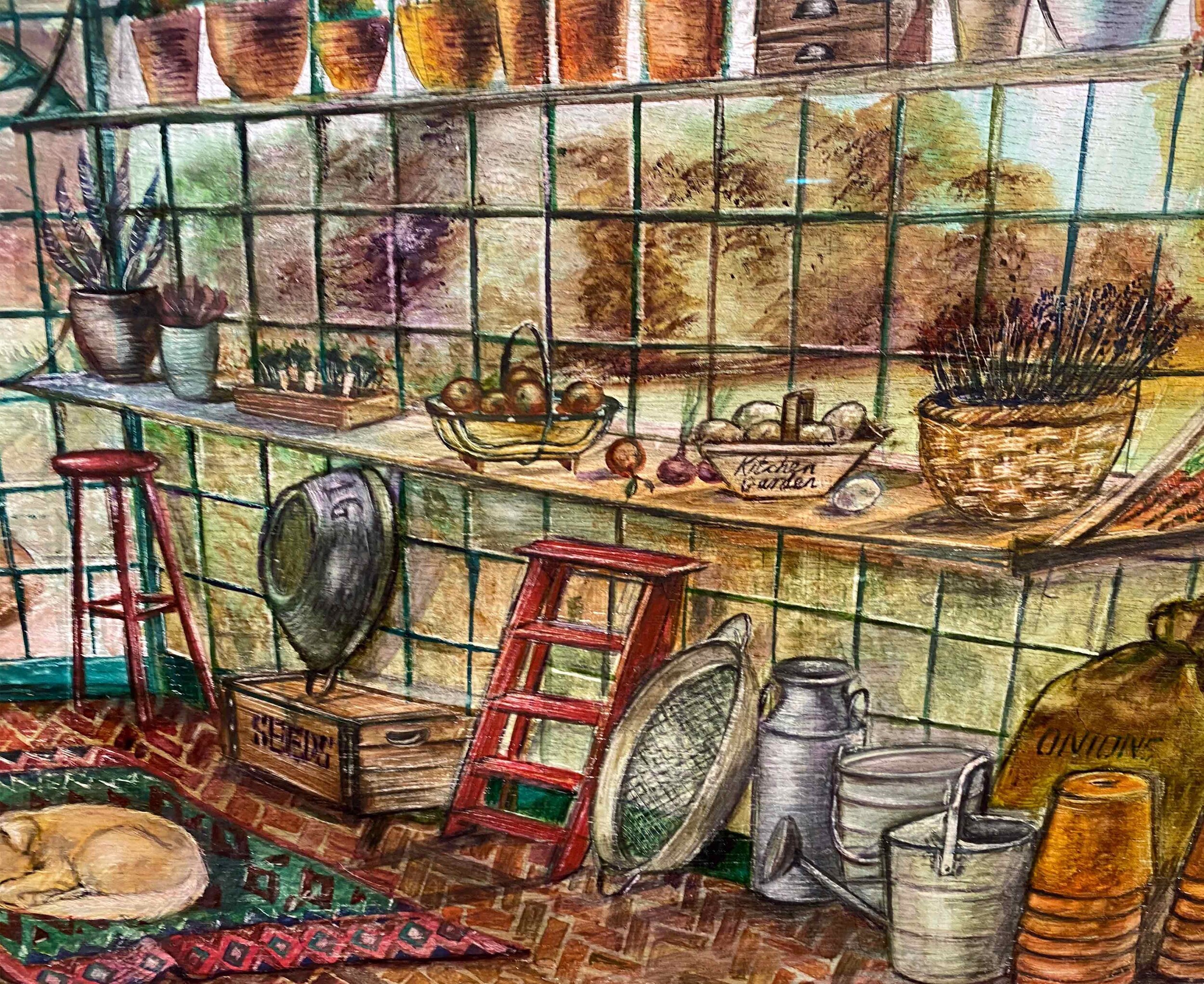 Joe Ramm Original The Victorian Greenhouse detail 2
