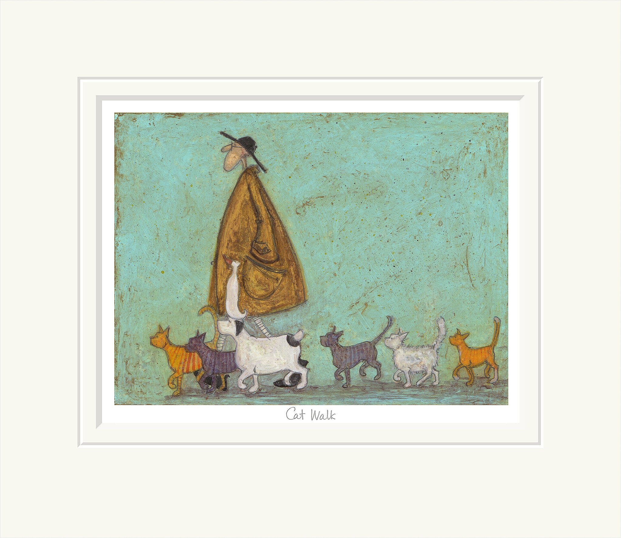 Sam Toft Cat Walk Limited Edition Print 
