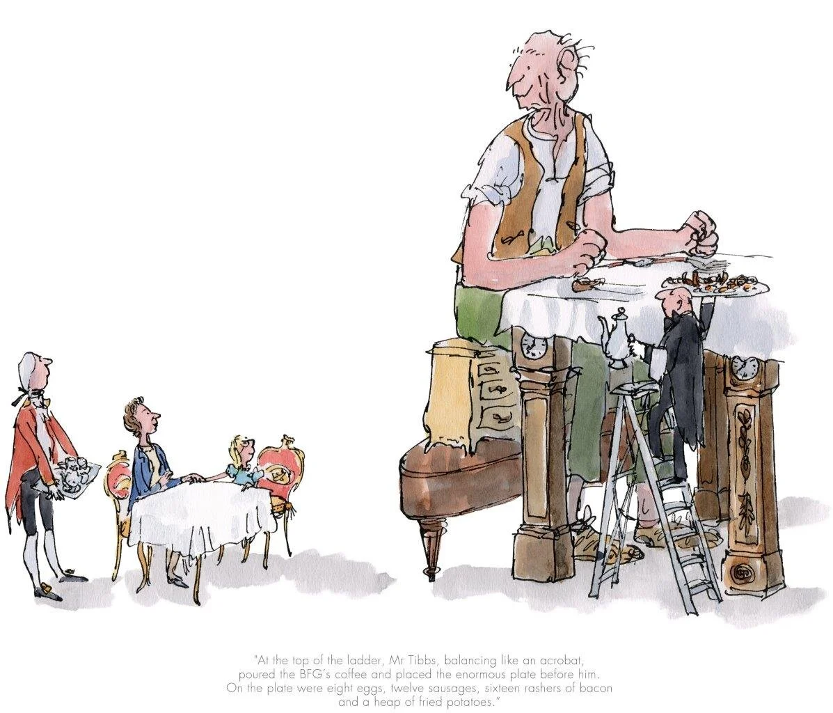 Roald Dahl and Quentin Blake 40th Anniversary
