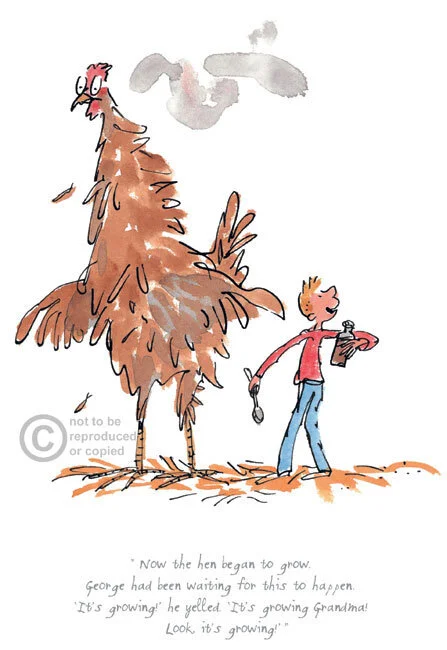 roald dahl quentin blake  hen
