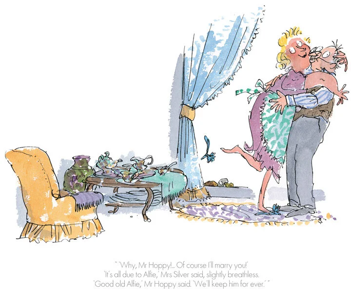 Roald Dahl and Quentin Blake 