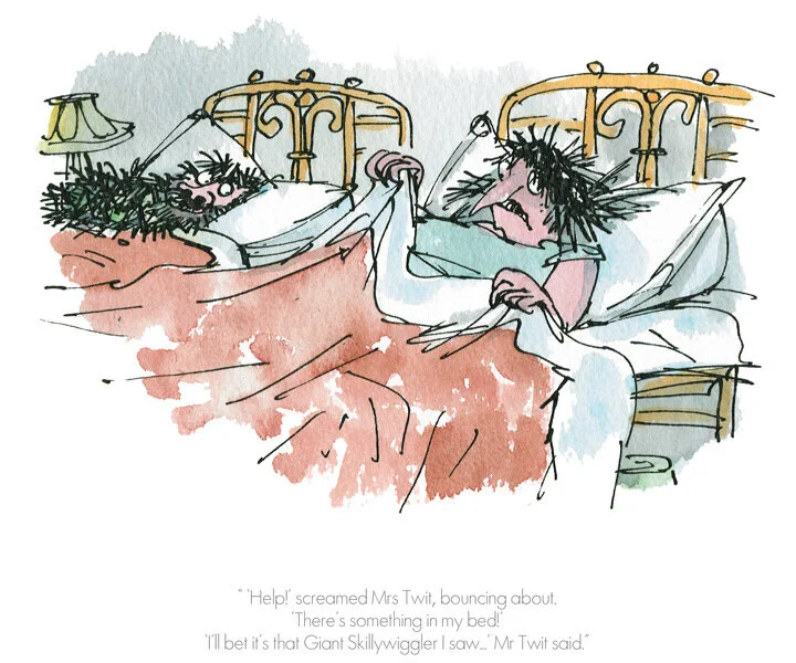 Roald Dahl and Quentin Blake