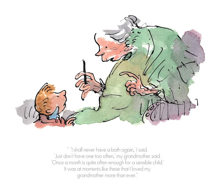 Roald Dahl and Quentin Blake 