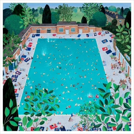 jenni murphy brockwell lido limited edition print