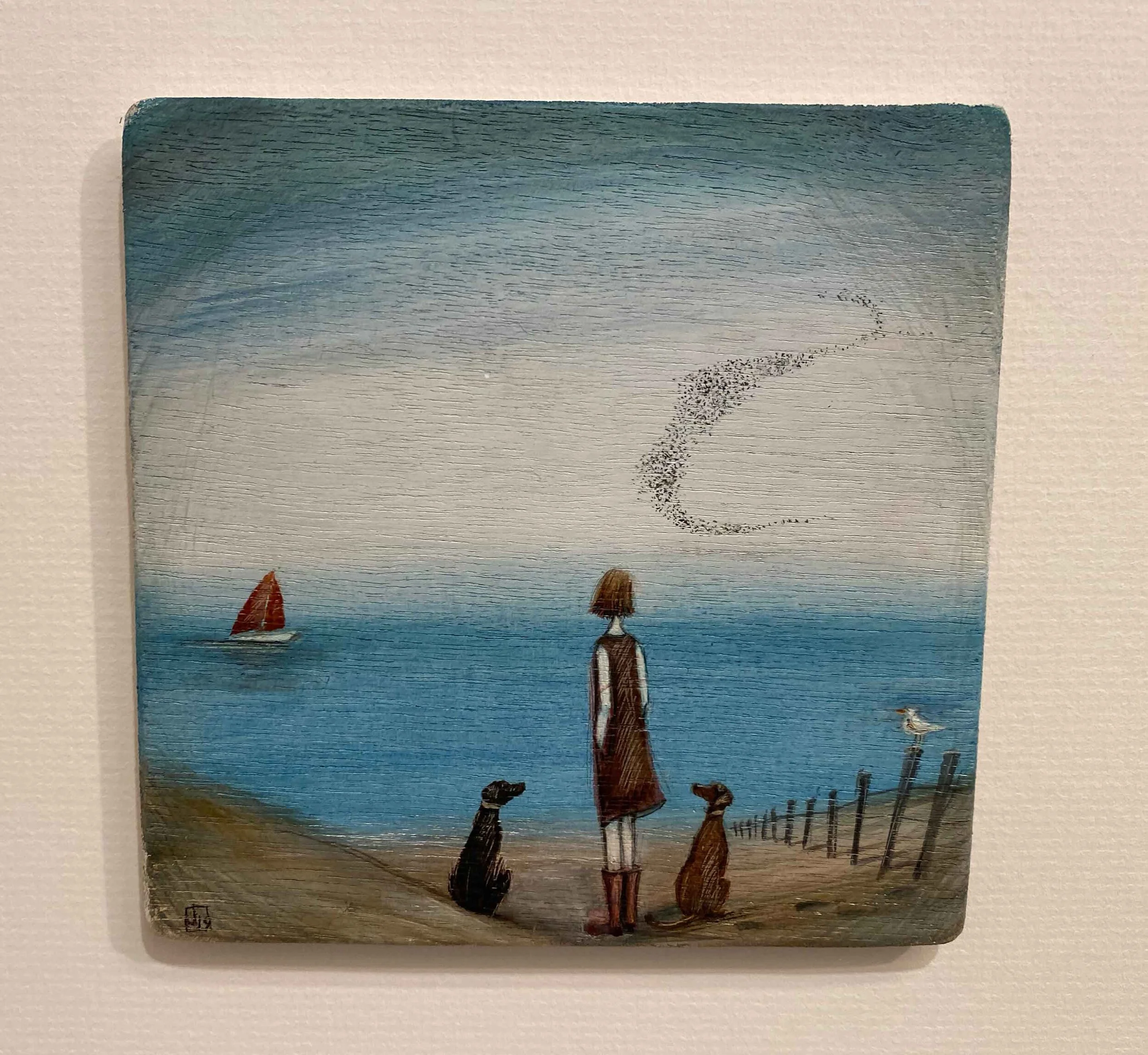 Joe Ramm Original watercolour Murmuration