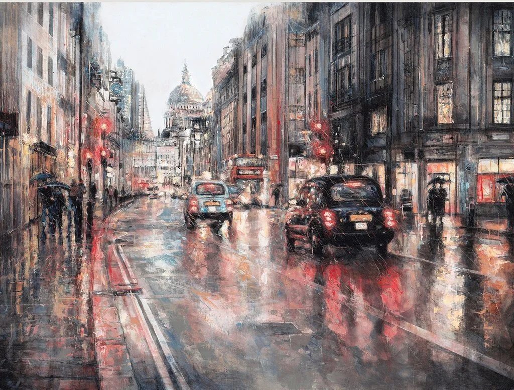 Alena Carvalho Fleet Street Limited Edition Block Mount London Abingdon Gallery