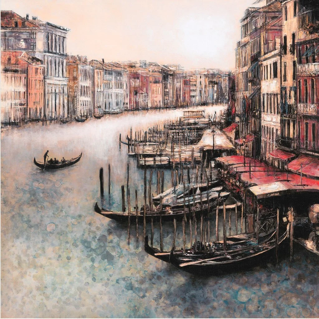 Alena Carvalho The Grand Canal Limited Edition Print Abingdon Gallery