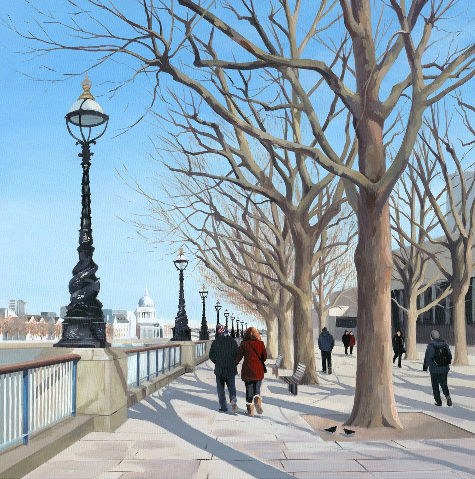 jo quigley embankment limited edition print abingdon gallery