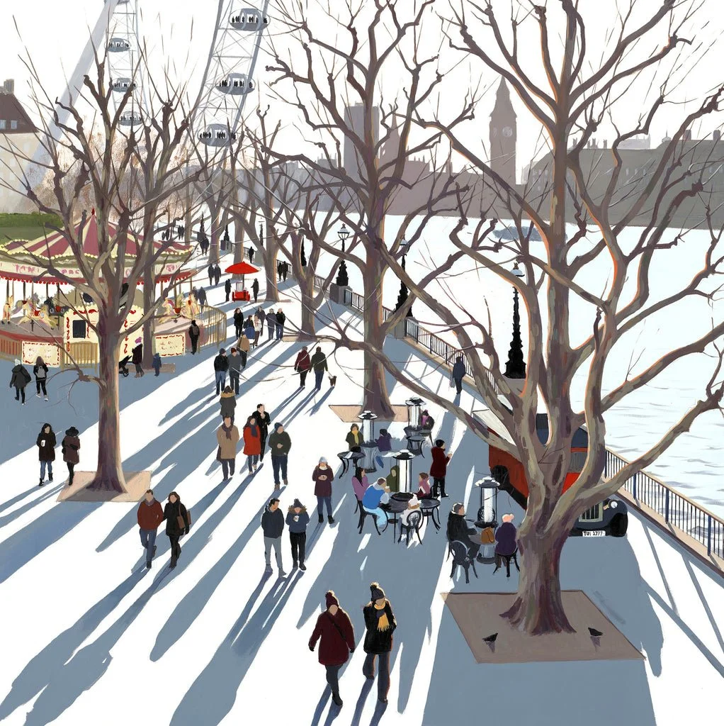 jo quigley cafe society limited edition print abingdon gallery