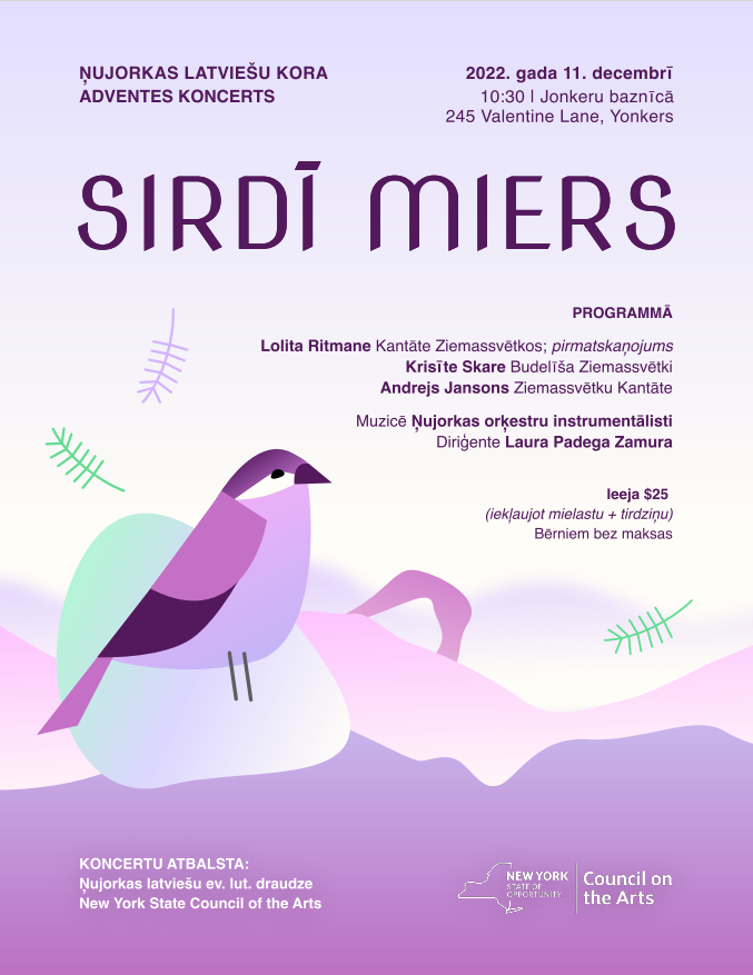 Ņujorkas latviešu kora Adventes koncerts // New York Latvian Concert Choir Advent Concert