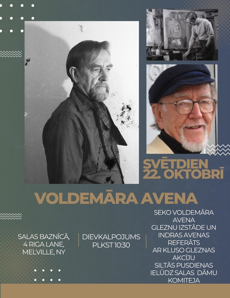 Dievkalpojums, rudens svētki, Salas baznīcā // Church services, autumn festival, Long Island, māc. Saliņš