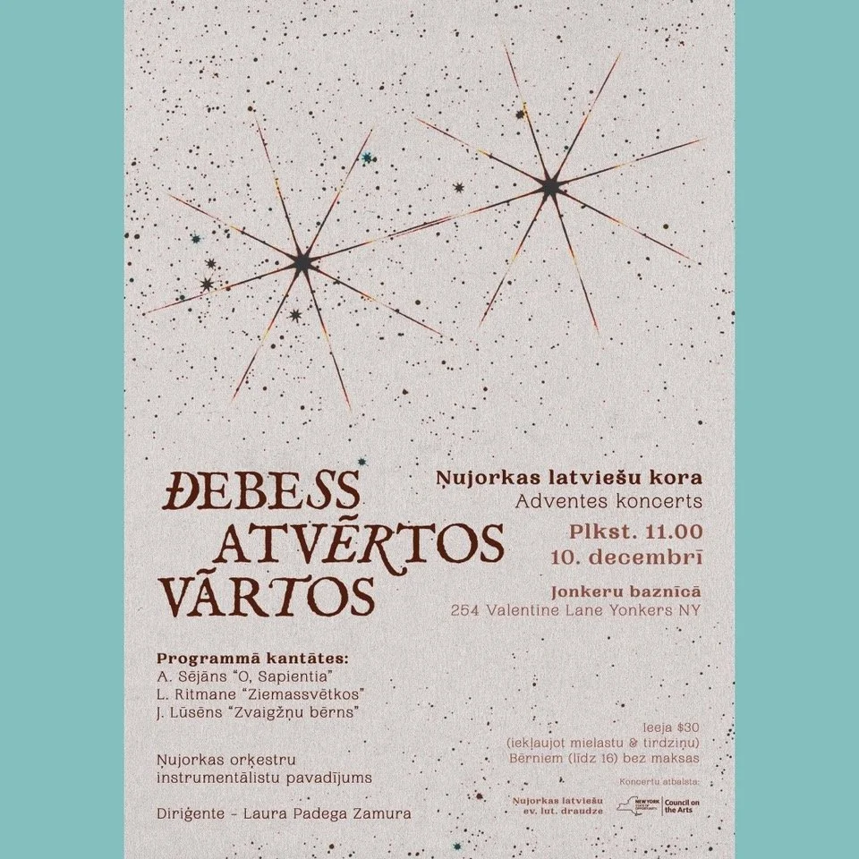 2. Advents, Ņujorkas latviešu kora koncerts, Jonkeru baznīcā // New York Latvian choir concert, Yonkers church