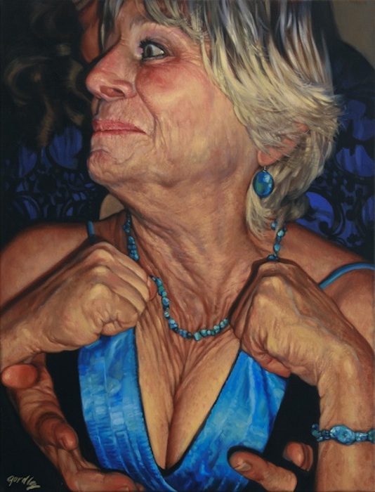 Leslie, Palm Sunday, oil on canvas, 24 x 20 in.