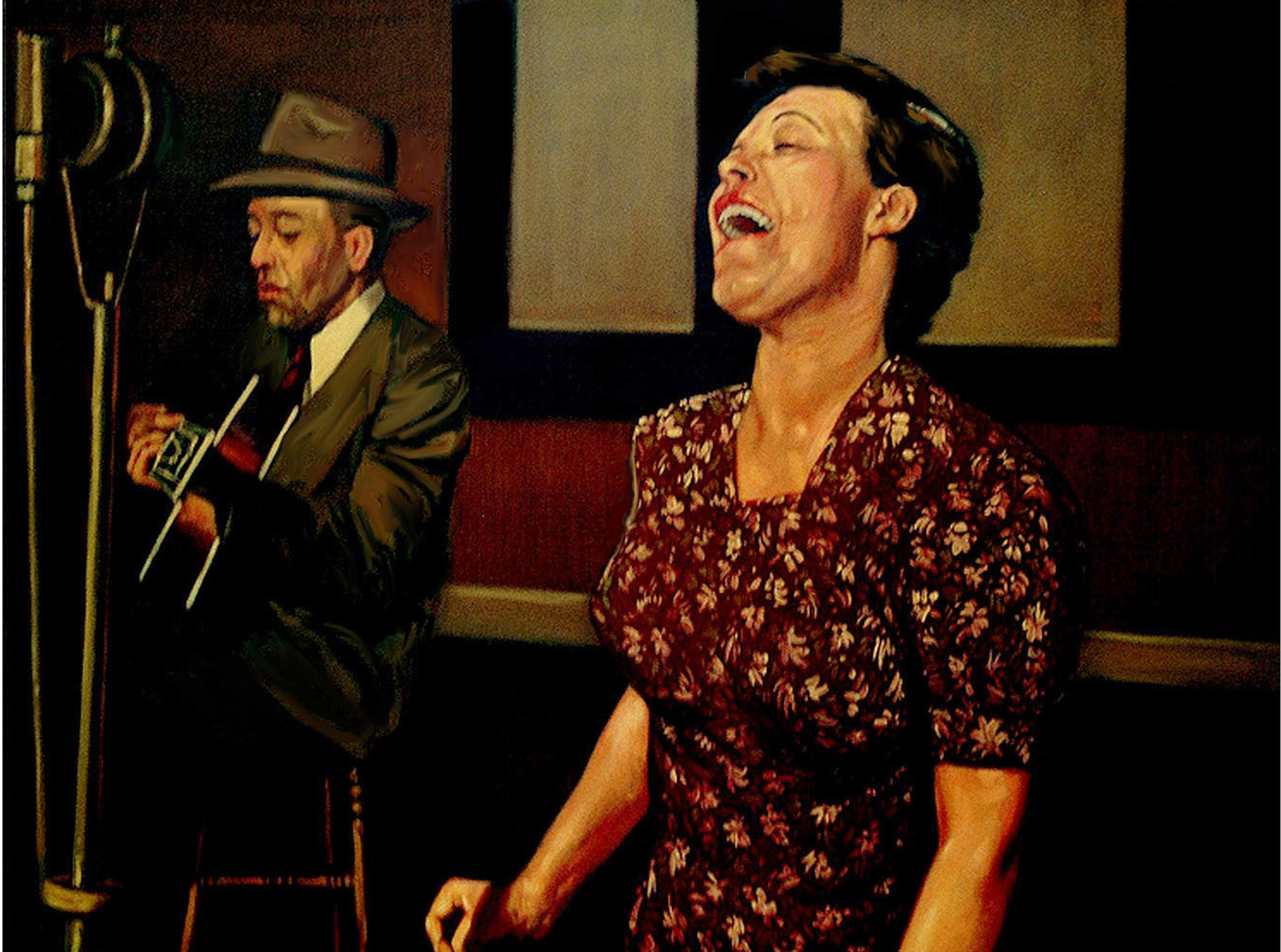 Blues for Billie, oil on canvas, 30 x 40 in.