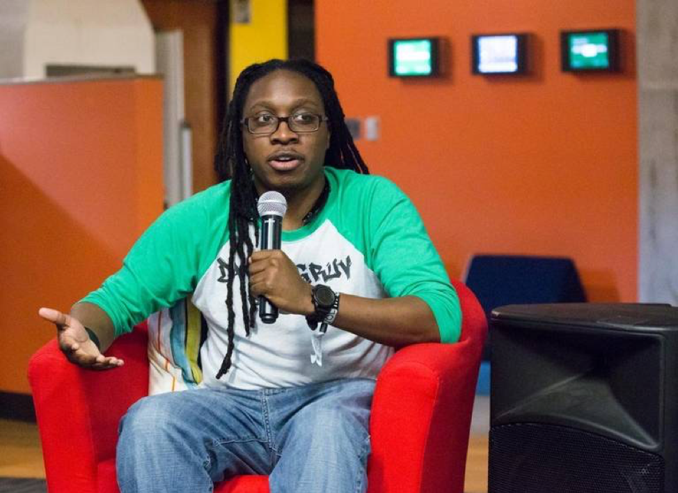 Marshall Jones from Give a Beat and Dancegruv Radio moderated Panel at Moogfest.
