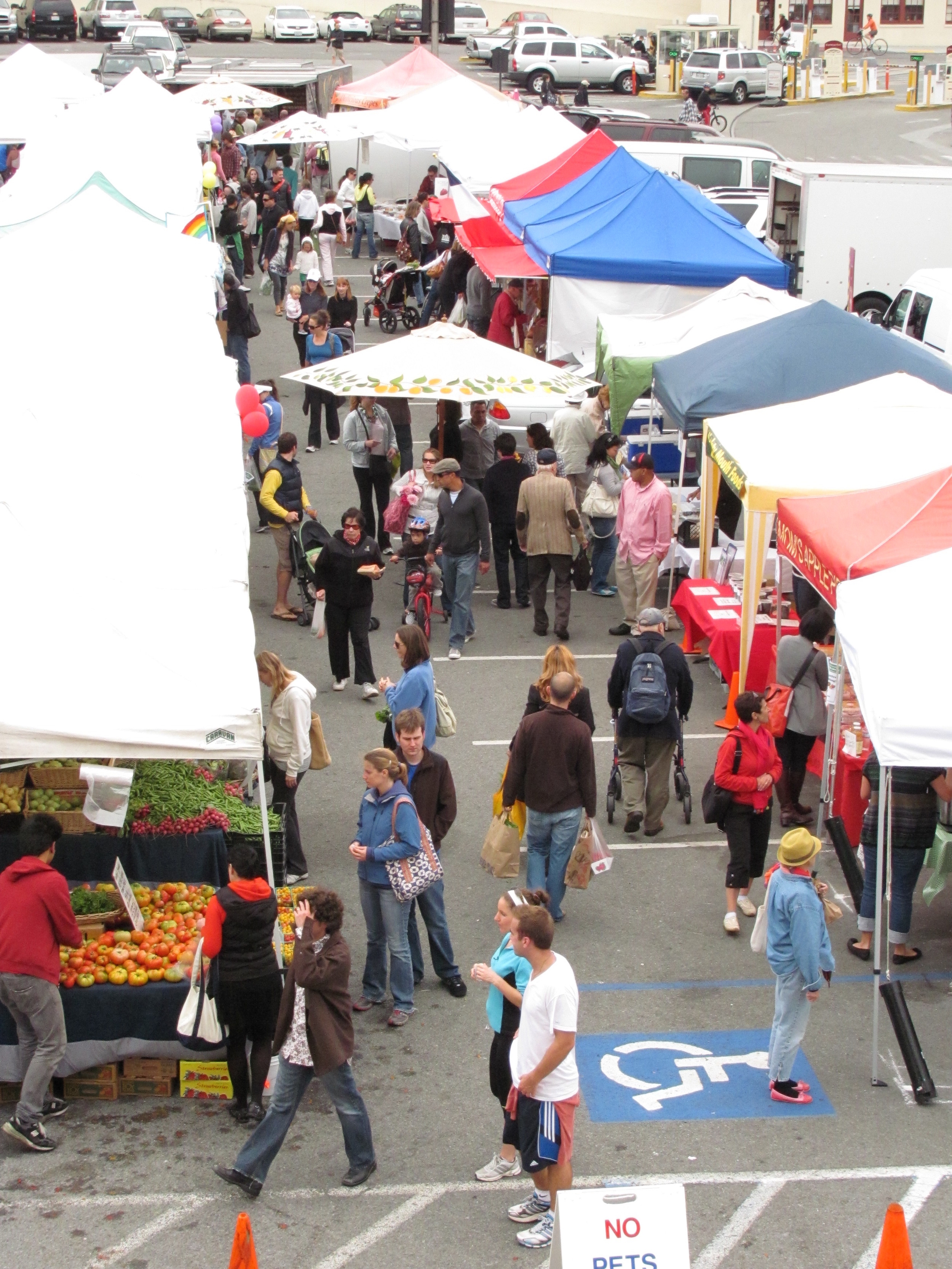 local farms meet San Francisco residents at Fort Mason Center Farmers' Market