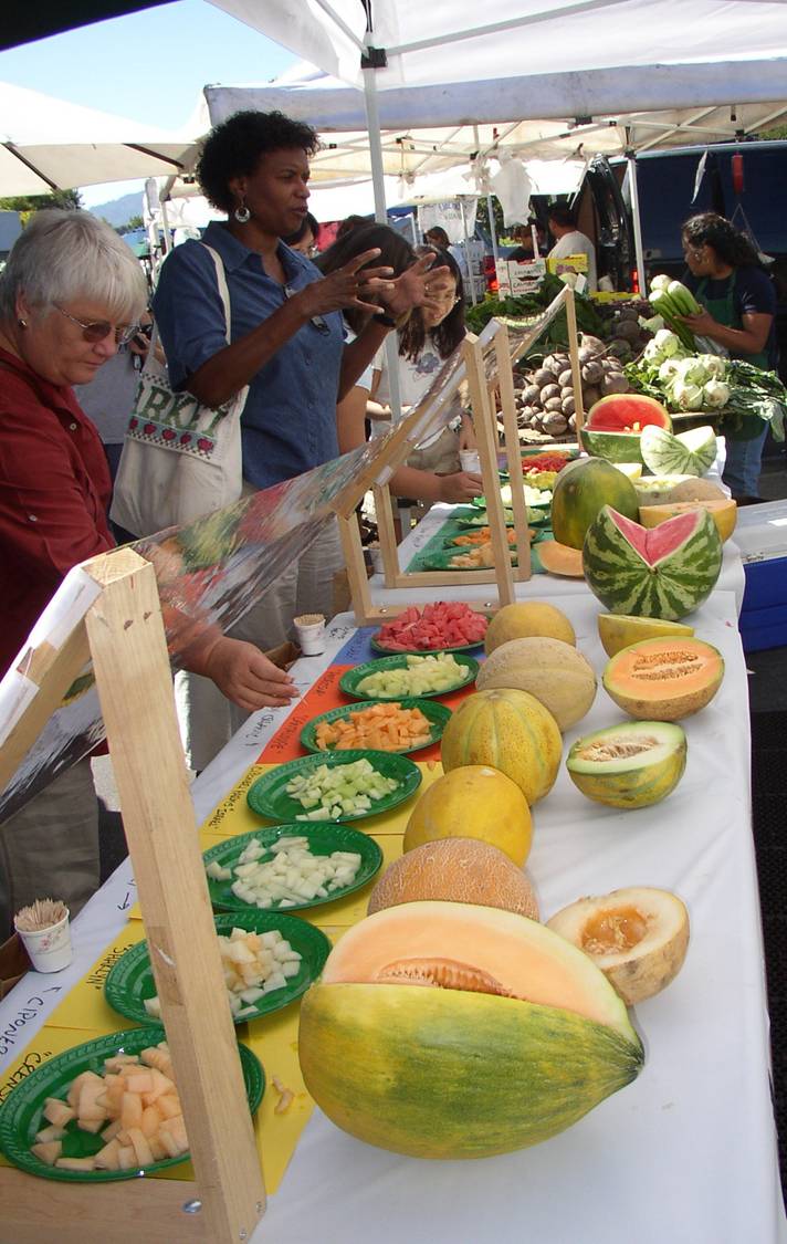 Fort Mason Center Farmers' Market Melon Tasting