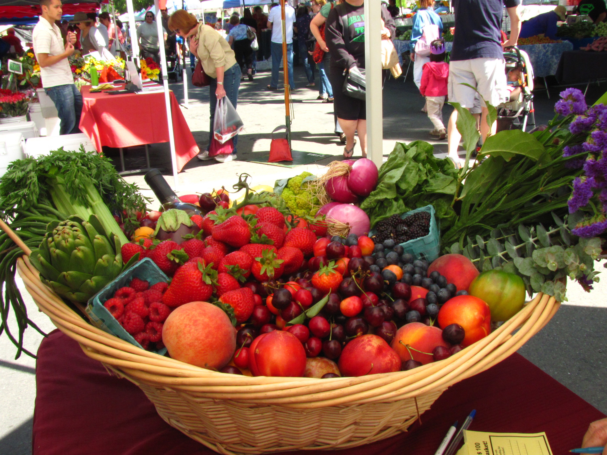 Diablo Valley Farmers' Market Basket