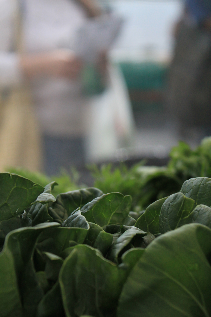 Spinach at Morgan Hill Farmers' Market