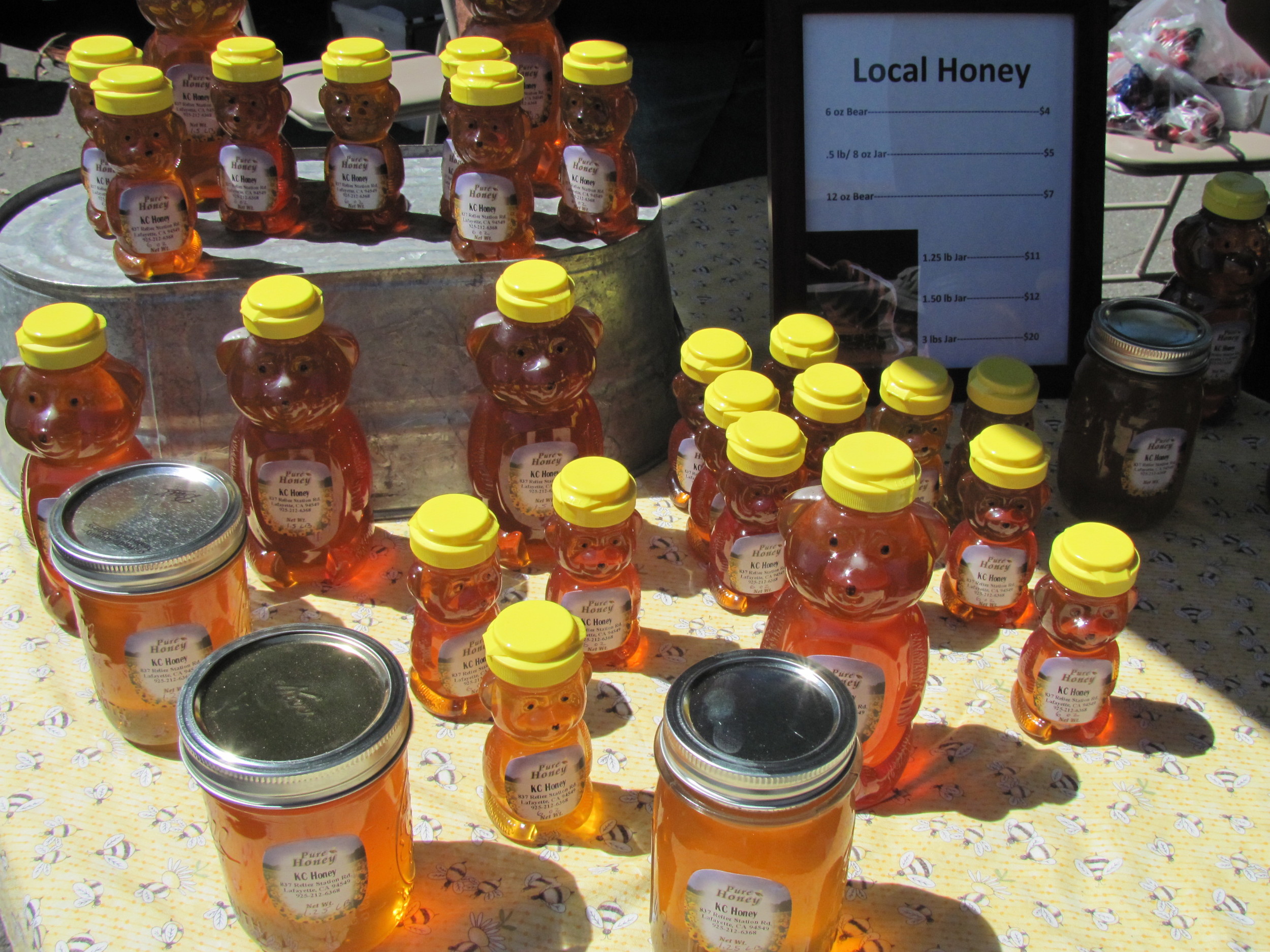 Rossmoor Farmers' Market local honey