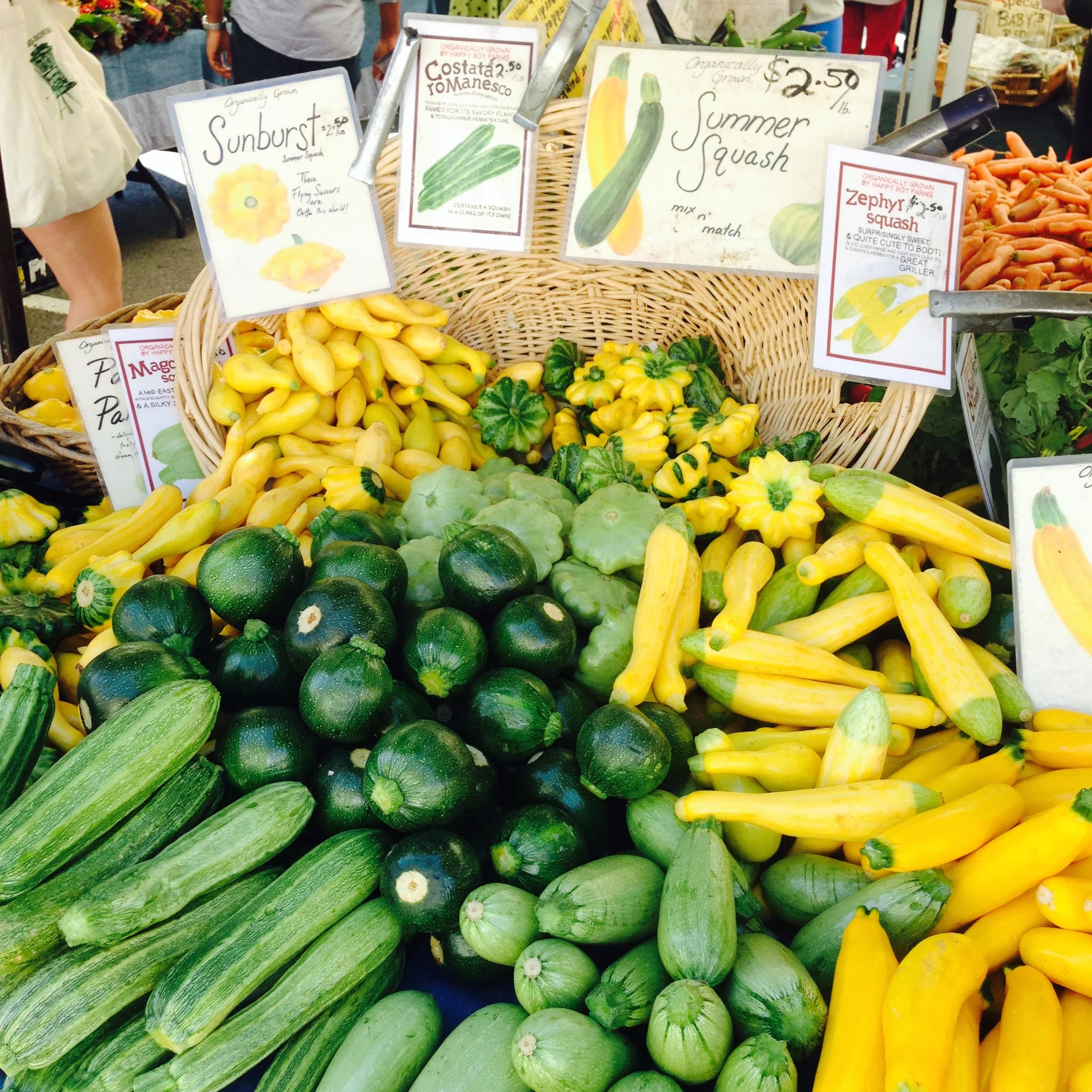 Parmesan Roasted Summer Squash