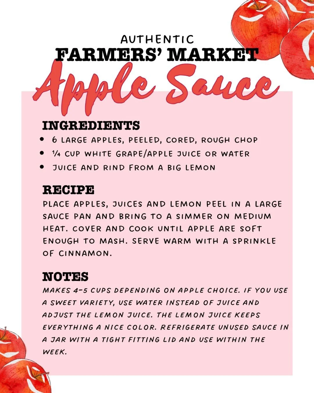 🍎Is making homemade apple sauce on your fall bucket list ✅? We've got you covered!  Check out our very own recipe that requires only 3 whole food ingredients!  Simple and delicious, the way food should be!  Wanna spice it up a little bit?  Add some