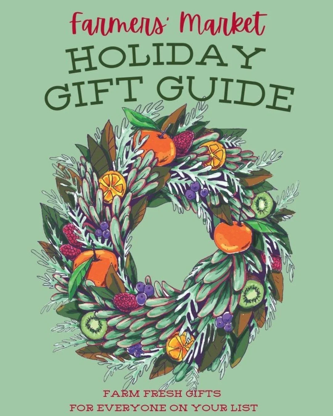 🎁Looking for the perfect gift? This season find farm fresh gifts ideal for the best stocking stuffers, party gifts, and gift baskets direct from the farmers' market!

🍊Build your own gift basket for the foodie in your life! Arrange honey, dried fru