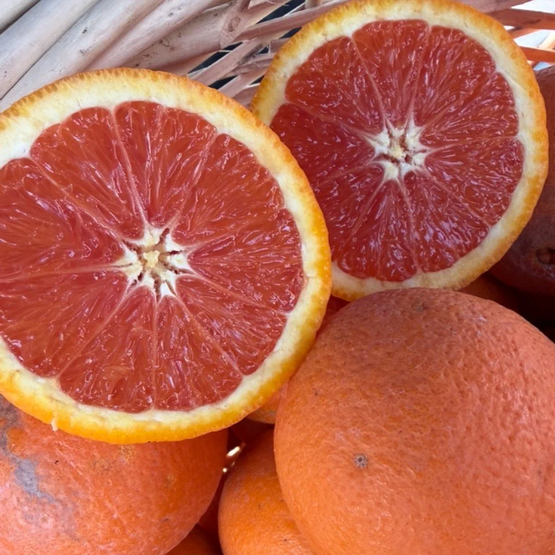 Have you tried Cara Cara Oranges?  They are a cousin to blood oranges and are a result of the cross-pollination of a Washington navel orange and a Brazilian Bahia navel orange.  They are seedless oranges with red to pink flesh and an incredibly sweet