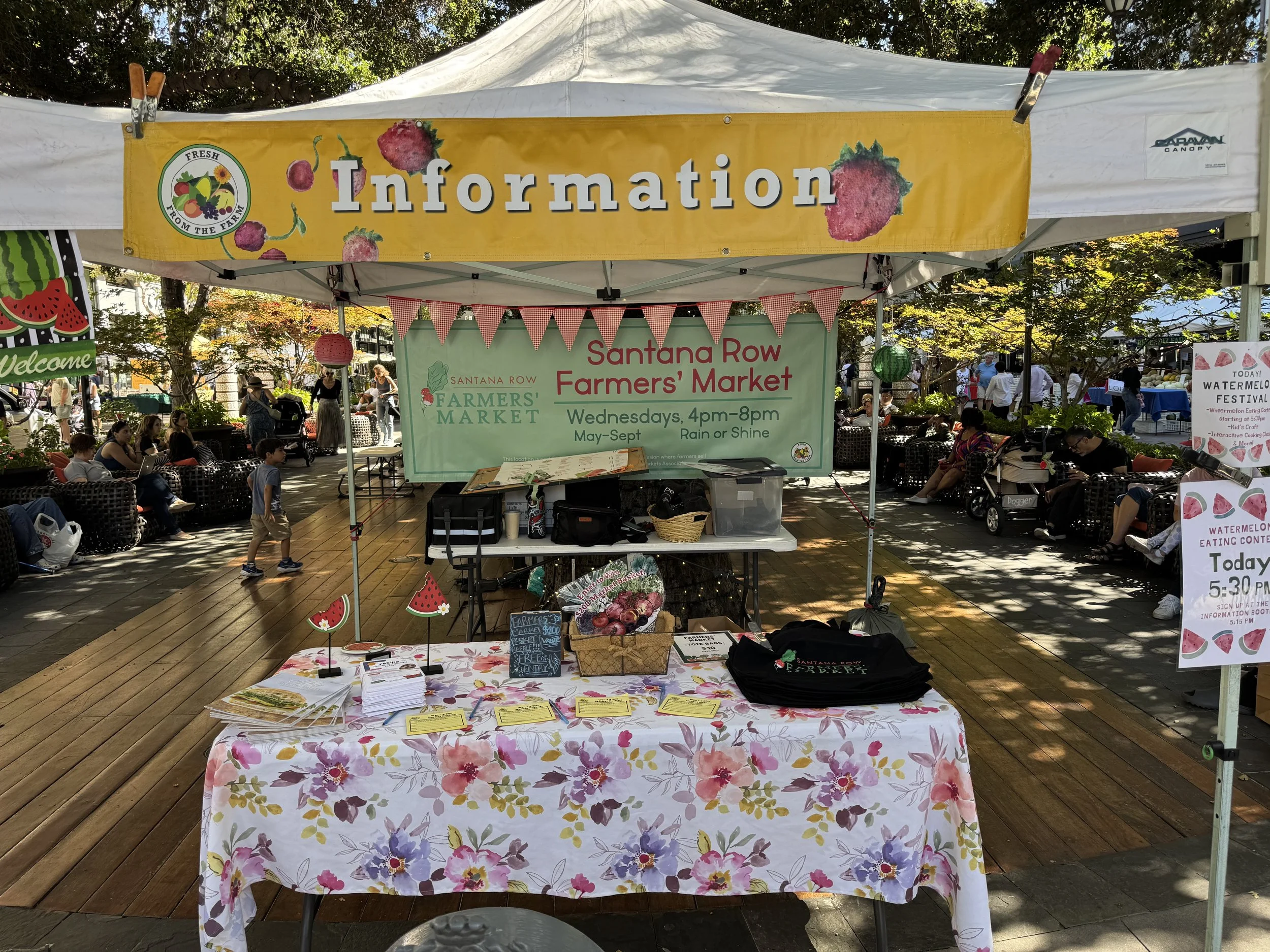 Santana Row Farmers' Market Opening Day! 