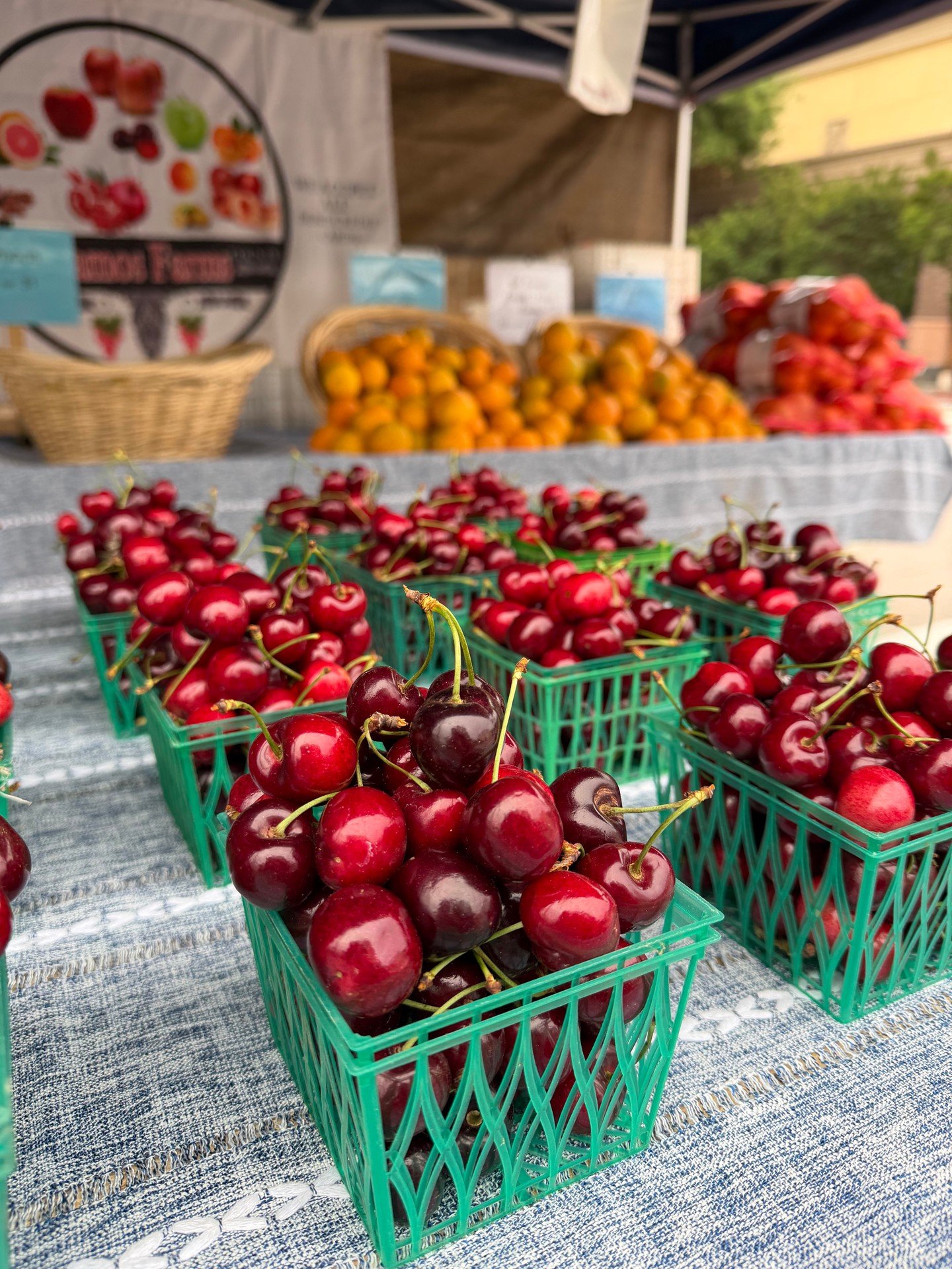 🍒The moment we&rsquo;ve been waiting for has arrived! Cherry season is here! 🍒 This sweet fruit is a spring all-star when it comes to fruit! We are so happy it&rsquo;s that time of year again! Many seasonal farms are returning to market! @ramosfarm