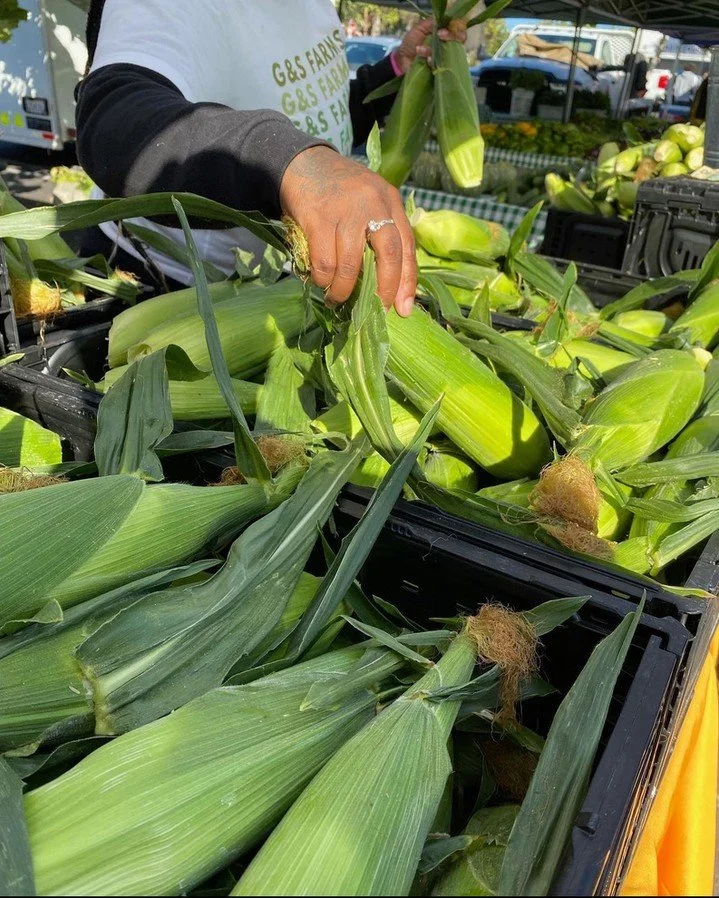 @g_s_farms is in this weekend with the first crop of Brentwood corn! Their season has begun and you can now find them weekly through the summer with their legendary sweet corn!  While supplies last!