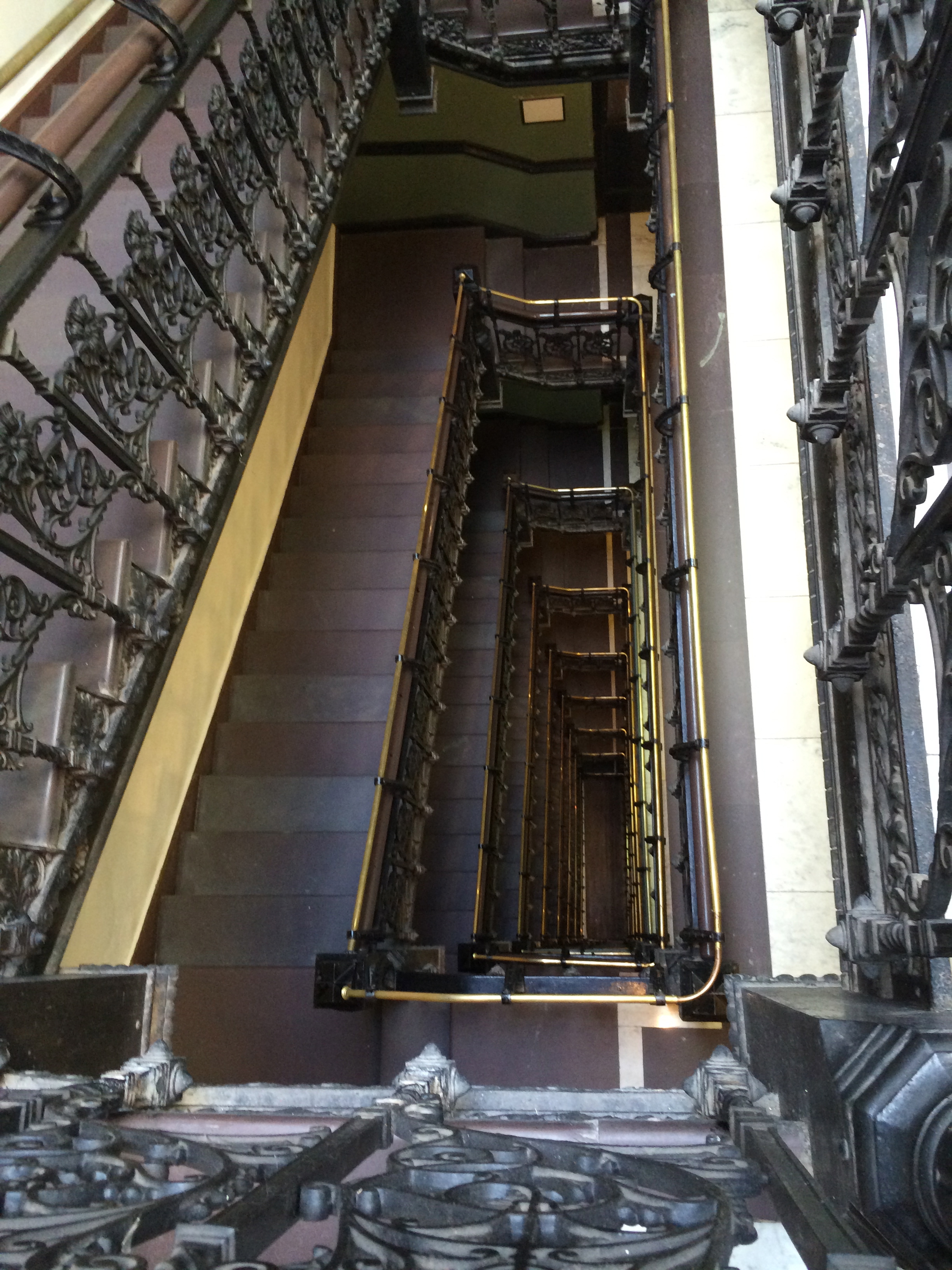 stairwell looking down