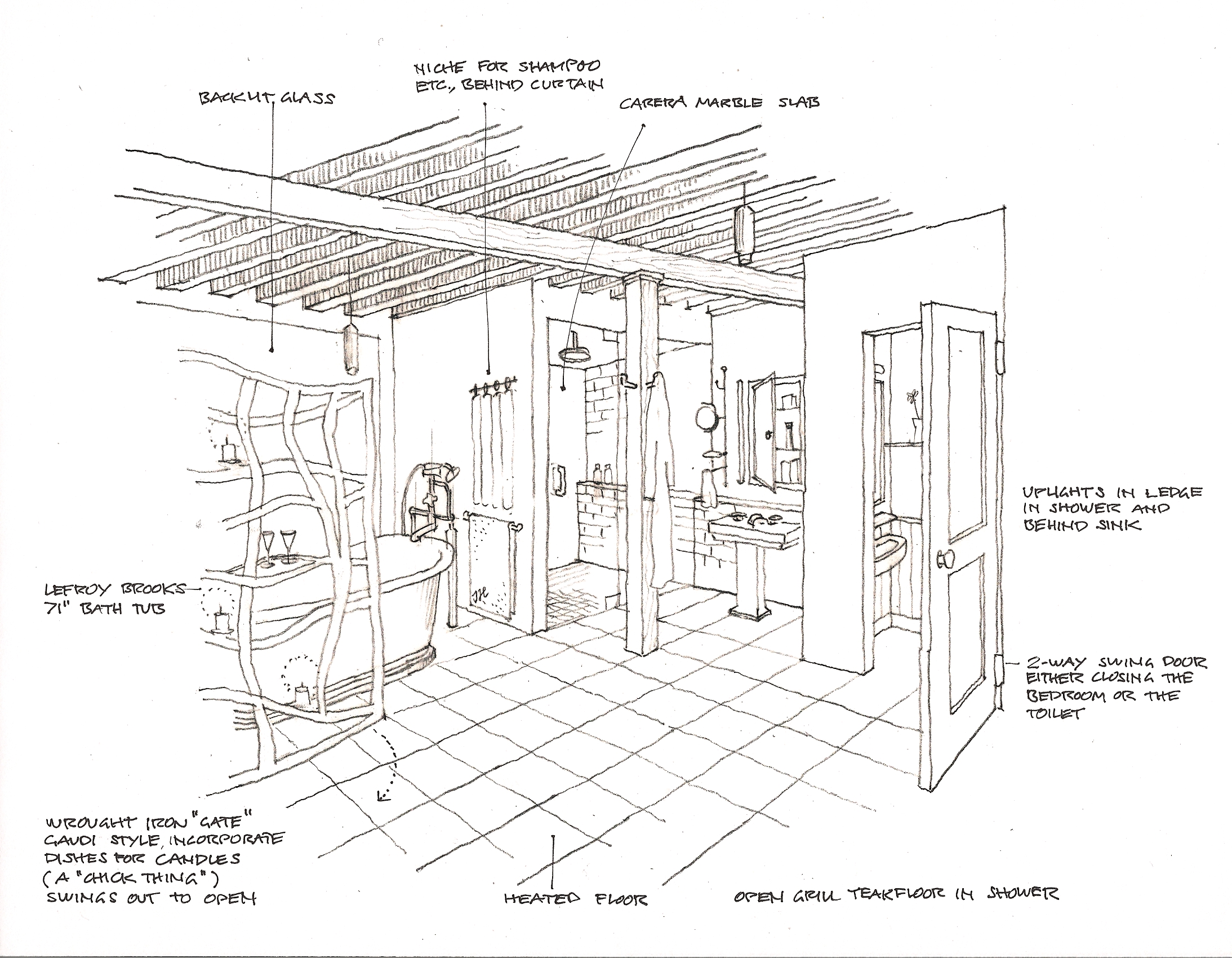 Renovation Drawings Josh Harnett's loft Tribeca ~ Karsten Johansson and Jody Harrow