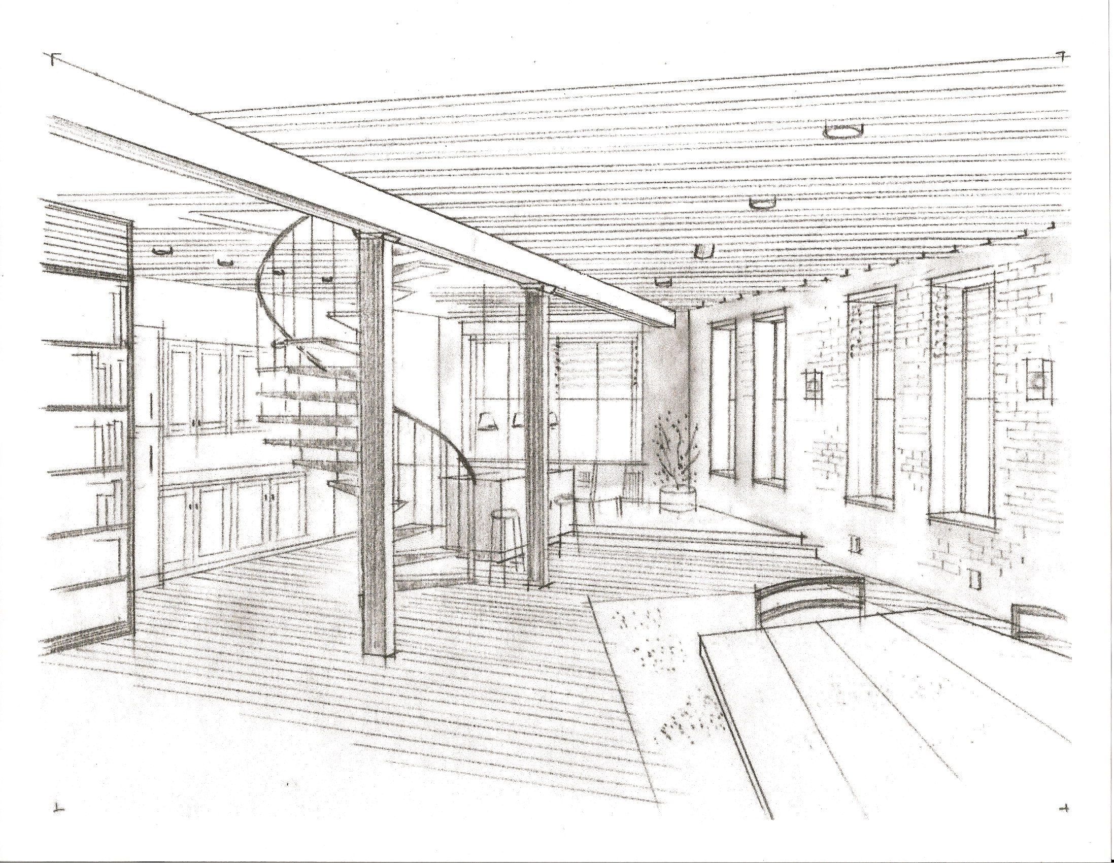 Renovation Drawings Josh Harnett's loft Tribeca ~ Karsten Johansson and Jody Harrow