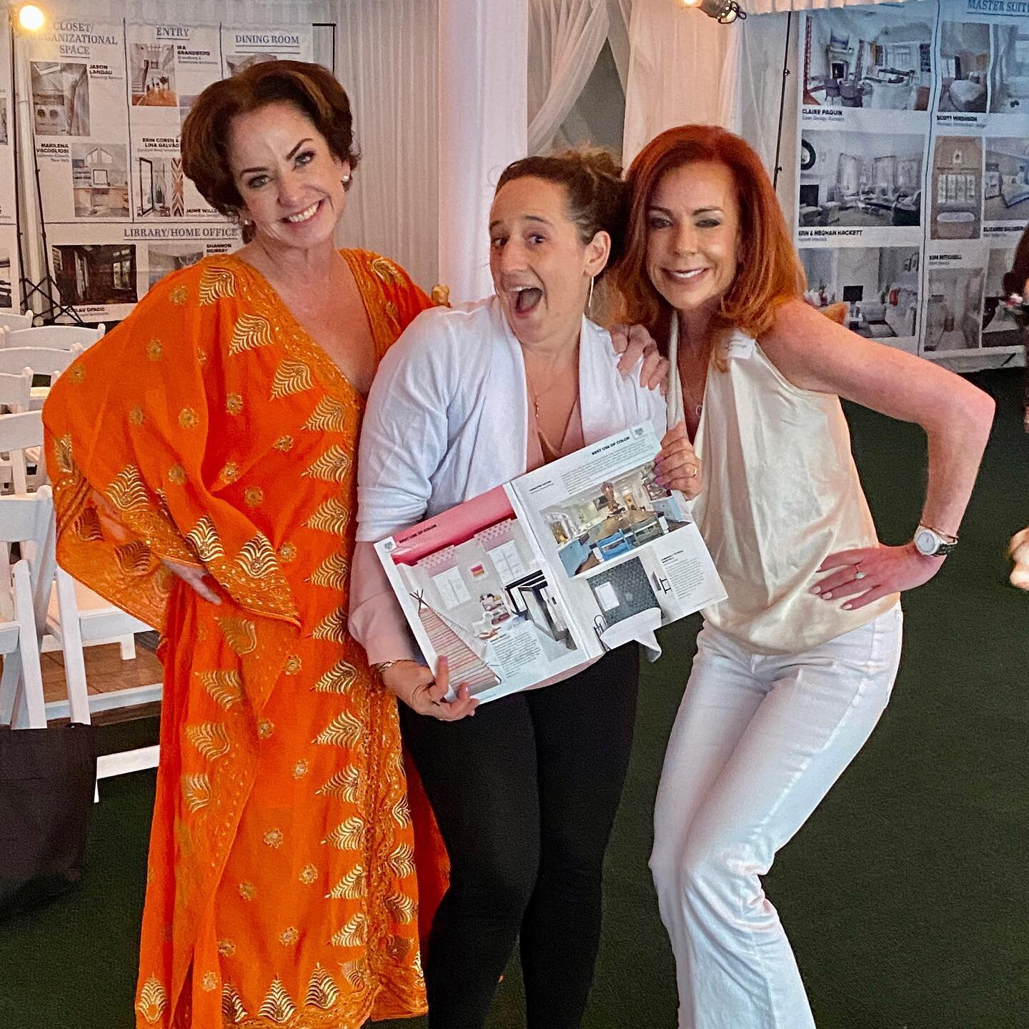 Congrats to @christinewetzeldesign for winning the &ldquo;Best Use of Color Award&rdquo; at the Westchester Home Magazine Awards this evening. We were proud to be finalists in the category too for our mid-century bath remodel! @westchesterhomemag #we