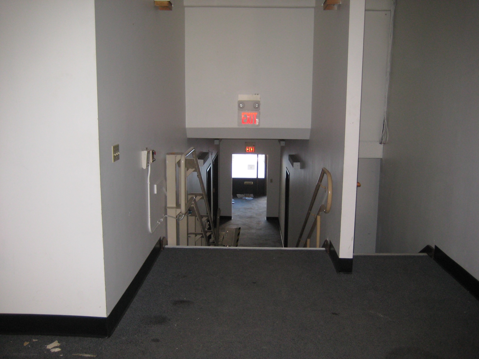 lobby stairs pre-construction