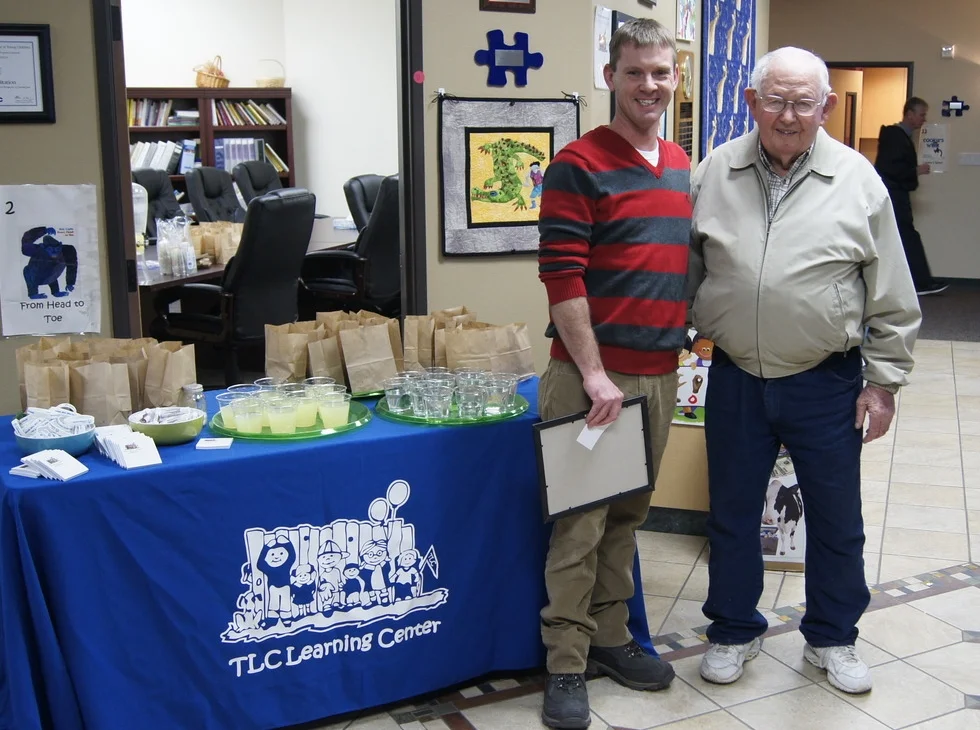 TLC Executive Director Matt Eldred and founding parent George Le Fever