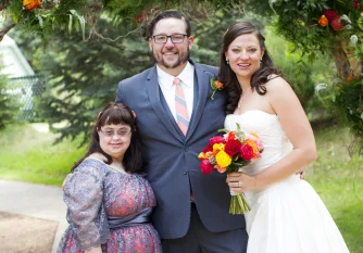 TLC alumni Casey with her brother Tom and his wife Lindsay