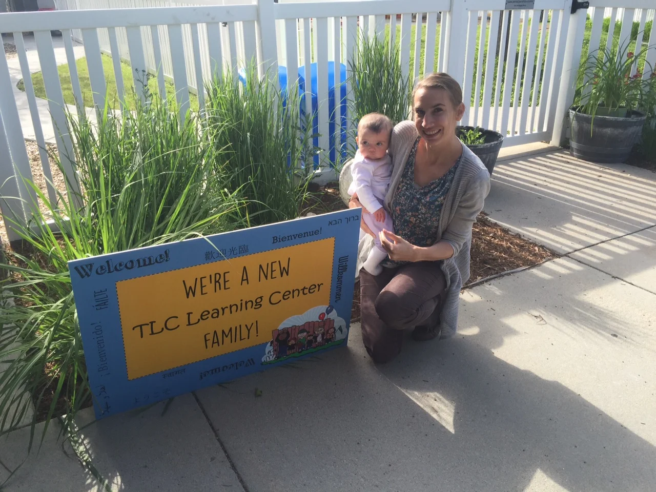 TLC celebrates all of our families! Recently we welcomed new Speech Therapist Grace to our staff, and her daughter Daphne to our infant room