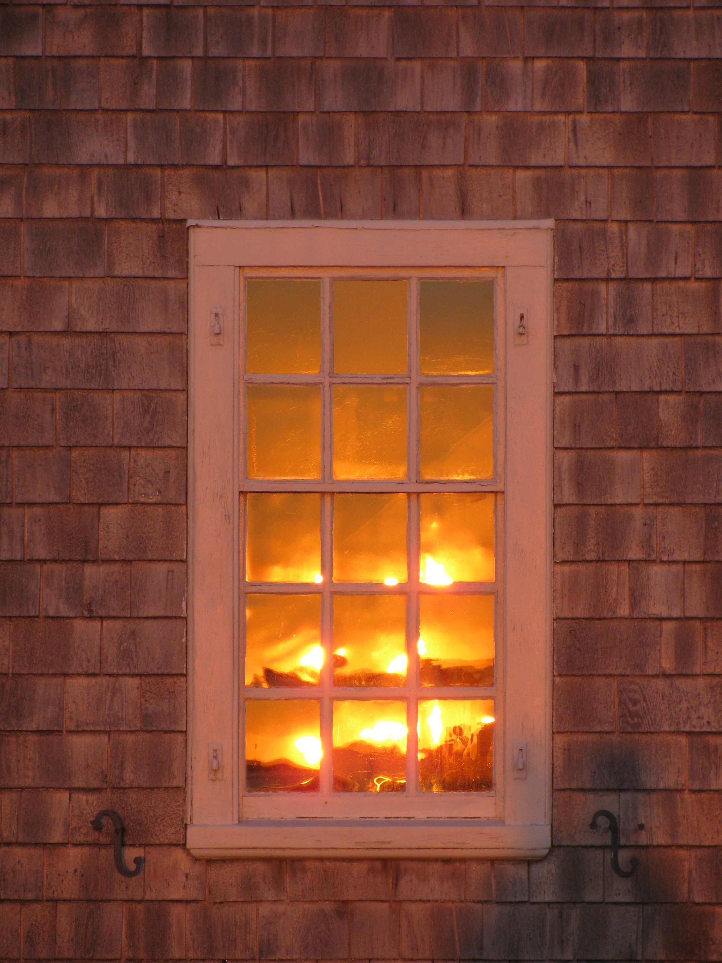 Window Reflecting Dawn