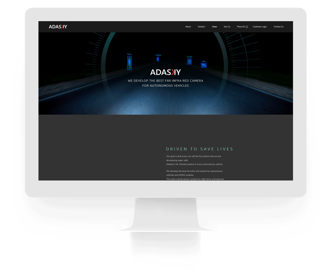  מיתוג ועיצוב שפה גרפית רחבה לחברת ADASKY הטכנולוגיה