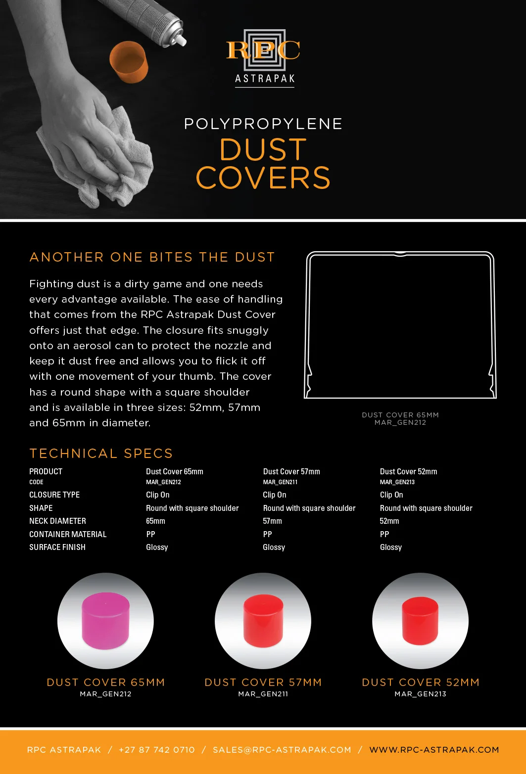 RPC AstraPak Mailer Dust Covers FINAL (type).indd