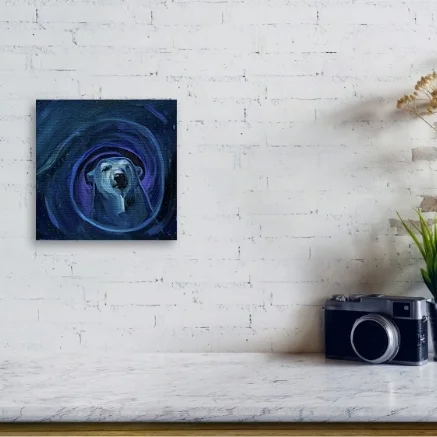 Infinity Bear print in situ